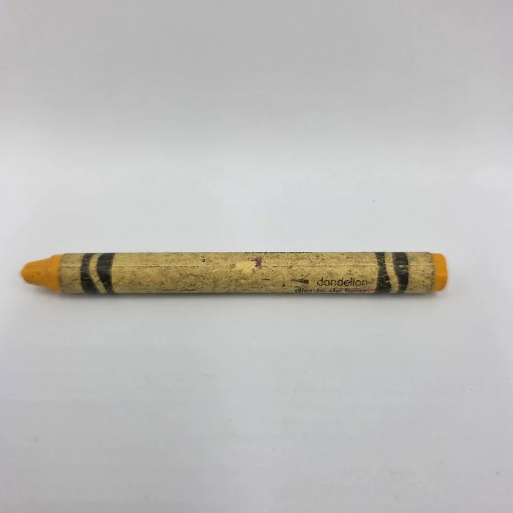 Crayola Single Dandelion Crayon Retired‎ Rare Hard To Find~ Used